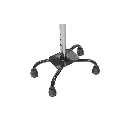 Drive Medical Folding Quad Cane, Small Base, Charcoal, 1EA, 12/CV #RTL10310FCH