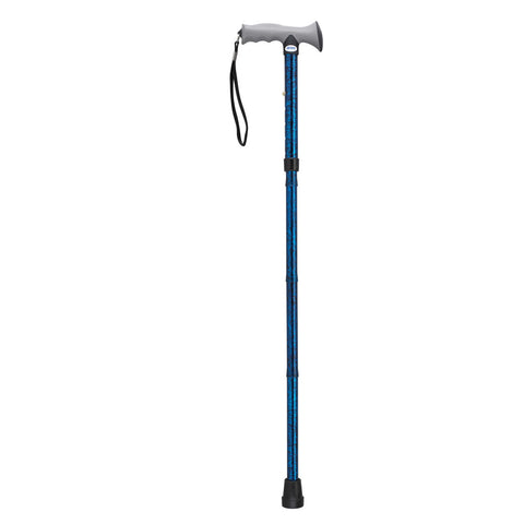 Drive Medical Aluminum Folding Canes with Gel Grip, Height Adjustable
