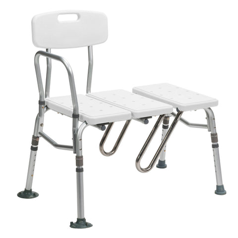 Drive Medical Splash Defense™ Transfer Bench with Curtain Guard Protection #RTL12032KDR