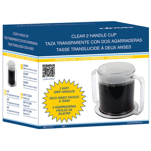 Drive Medical Clear 2-Handle Cup #RTL3515