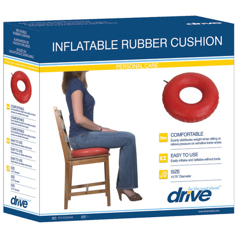 Drive Medical Inflatable Rubber Cushion #RTLPC23346