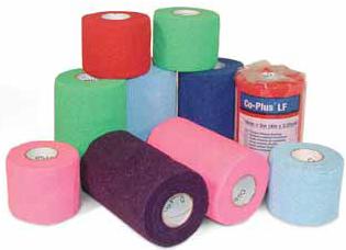 Compression Bandage Co-Plus® 3 Inch X 5 Yard Low Compression Self-adherent Closure Beige NonSterile