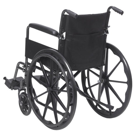 Drive Medical Silver Sport 1 Wheelchair #SSP118FA-SF