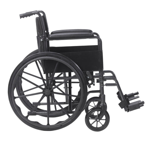 Drive Medical Silver Sport 1 Wheelchair #SSP118FA-SF