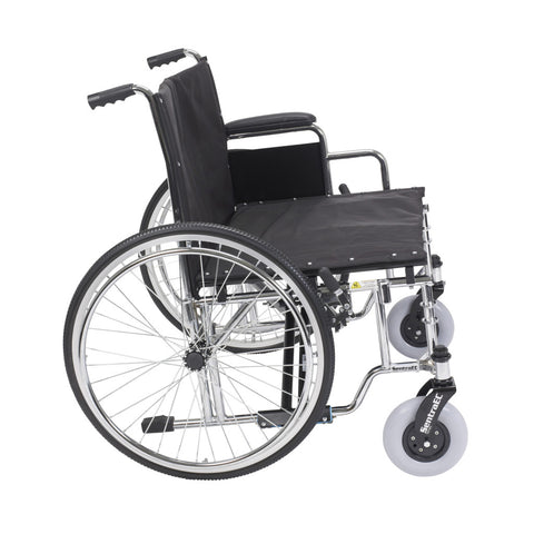 Drive Medical Bariatric Sentra EC Heavy-Duty, Extra-Extra-Wide Wheelchair, Detachable Desk Arms