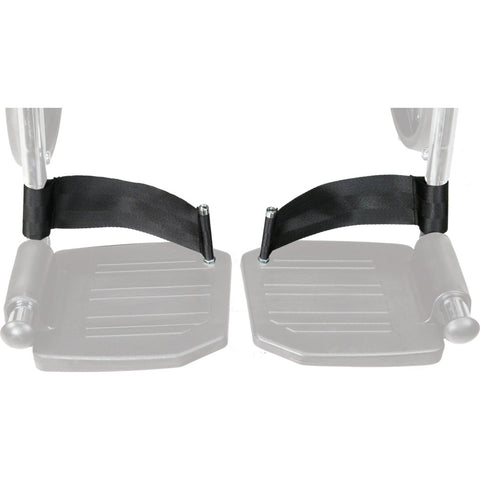 Drive Medical Heel Loops for Swing Away Foot Rest, 1 Pair #STDS831