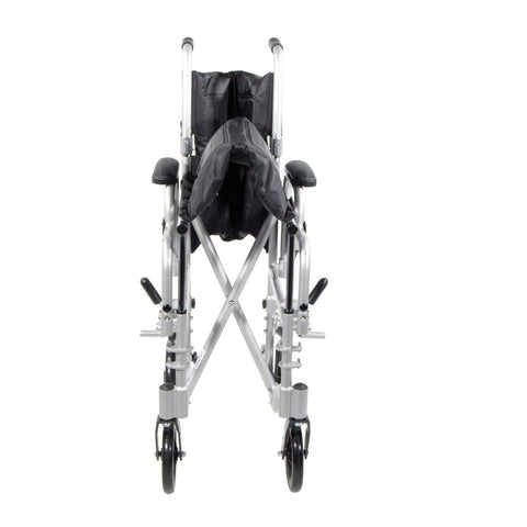 Drive Medical Poly-Fly High Strength, Lightweight Wheelchair/Flyweight Transport Chair Combo