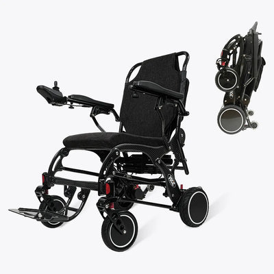 Carbon Foldable Power Wheelchair 12AH #V81