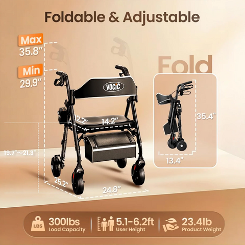 ADJUSTABLE SPEED ROLLATOR #Z63
