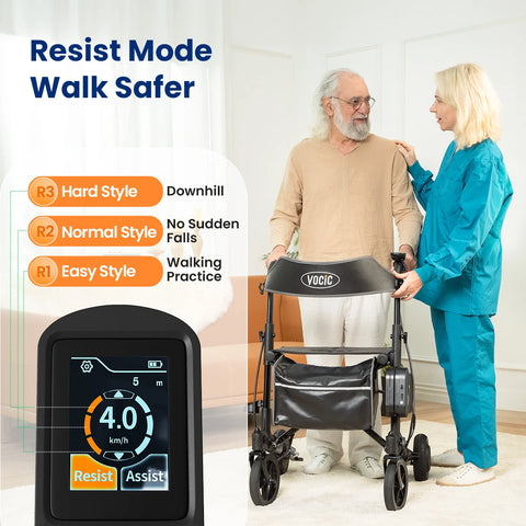 Electric Outdoor Foldable Rolling Walker #Z73