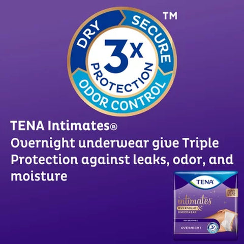 TENA Intimates Overnight Underwear, Choose Size