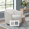 Details by Becki Owens Isla Upholstered Swivel Chair