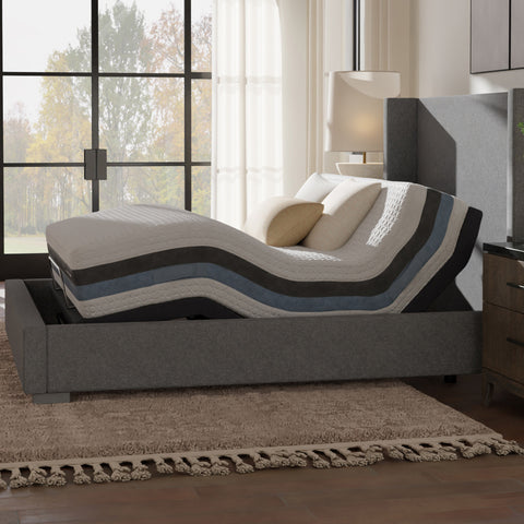 12" Iflip Sonoma Memory Foam Mattress with Adjustable Power Base