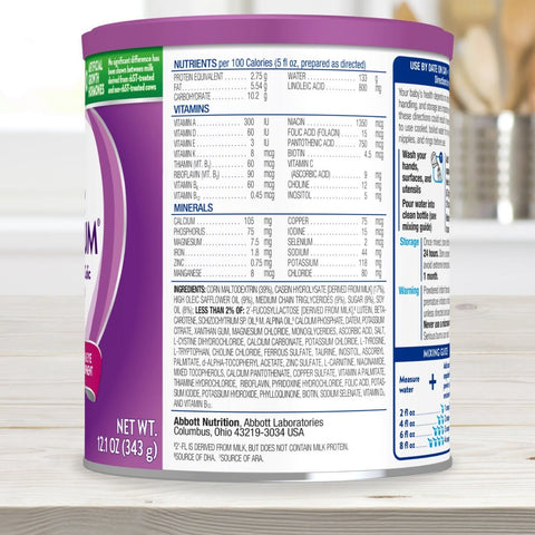 Infant Formula Similac® Alimentum® Unflavored 12.1 oz. Can Powder Food Allergies #64715