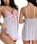 Women'S Sexy Lingerie Babydoll Sleepwear Underwear Lace Dress G-String Nightwear