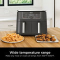 Ninja Foodi 6-In-1, 8 Quart 2-Basket Air Fryer with Dualzone Technology