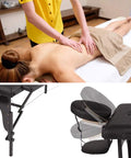Two Fold Portable Massage Table with Bolster