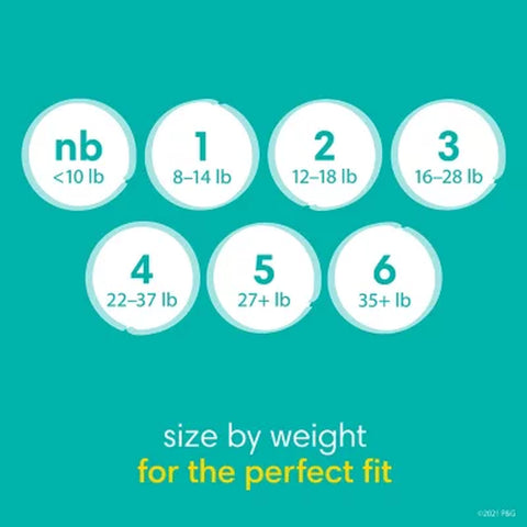 Pampers Baby Dry Diapers, Sizes 1-7