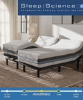 12" Iflip Sonoma Memory Foam Mattress with Adjustable Power Base