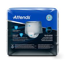 Absorbent Underwear Attends® for Men Pull On with Tear Away Seams Adult X-Large Male Disposable Heavy Absorbency #ADUM45