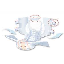 Incontinence Brief Seni® Super Adult X-Small Unisex Disposable Heavy Absorbency #S-XS25-BS1