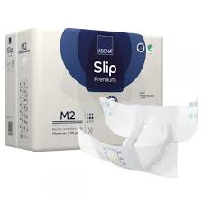 Incontinence Brief Abena® Slip Premium M2 Adult Medium Unisex Disposable Heavy Absorbency #1000021285