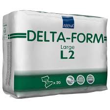 Incontinence Brief Abena® Delta-Form Adult Large Unisex Disposable Heavy Absorbency #308863
