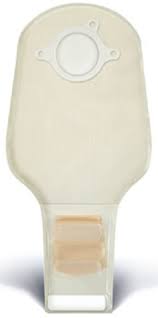 ConvaTec Ostomy Pouch Sur-Fit Natura® 420696 Two-Piece System 14 Inch Length Drainable