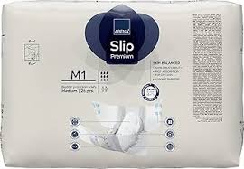 Incontinence Brief Abena® Slip Premium M1 Adult Medium Unisex Disposable Heavy Absorbency #1000021284