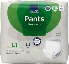 Absorbent Underwear Abri-Flex™ Premium L1 Pull On with Tear Away Seams Adult Large Unisex Disposable Moderate Absorbency #41086