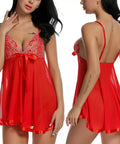 Women'S Sexy Lingerie Babydoll Sleepwear Underwear Lace Dress G-String Nightwear