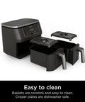Ninja Foodi 6-In-1, 8 Quart 2-Basket Air Fryer with Dualzone Technology