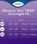 TENA Intimates Overnight Underwear, Choose Size