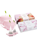Jardin and Hanami Variety Tea Set with 2 Café Cups and 2 Tea Trays
