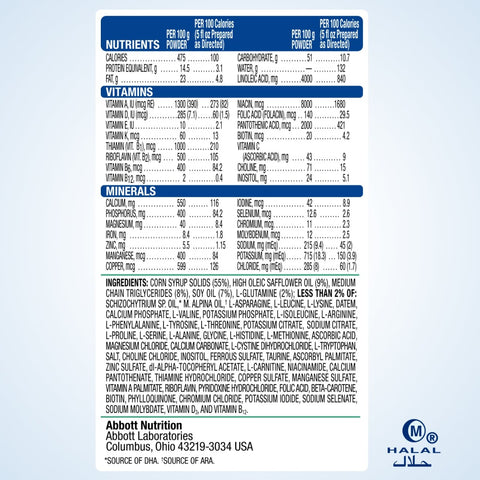 Infant Formula EleCare® Unflavored 14.1 oz. Can Powder Iron Food Allergies #55251