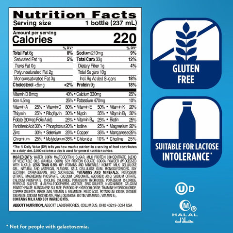 Oral Supplement Ensure® Original Shake Milk Chocolate Flavor Liquid 8 oz. Bottle #57231