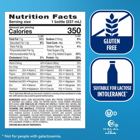 Oral Supplement Ensure® Plus Nutrition Shake Milk Chocolate Flavor Liquid 8 oz. Bottle #57266