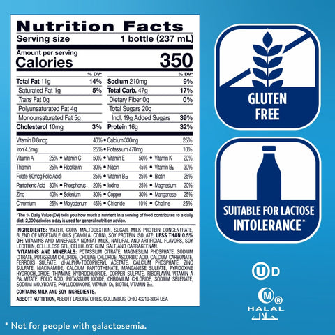 Oral Supplement Ensure® Plus Nutrition Shake Vanilla Flavor Liquid 8 oz. Bottle #57263
