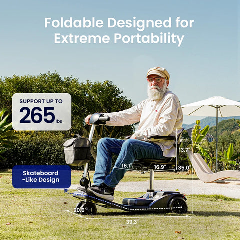Flexible Lightweight 4 Wheel Mobility Scooter #D50