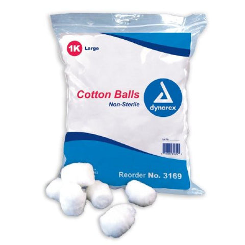 Cotton Ball Dynarex Large Cotton NonSterile