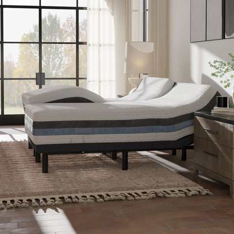 12" Iflip Sonoma Memory Foam Mattress with Adjustable Power Base