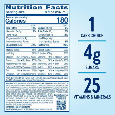 Oral Supplement Glucerna® Original Shake Rich Chocolate Flavor Liquid 8 oz. Bottle #57804