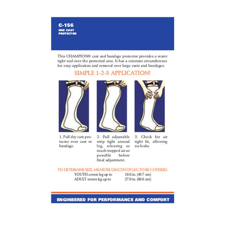 C-156 CAST PROTECTOR HALF LEG #0156