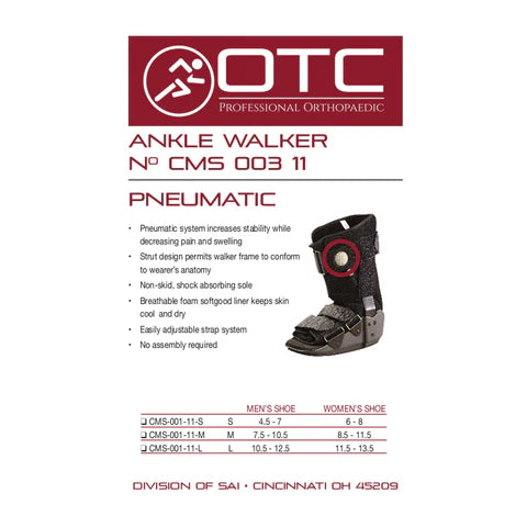 WALKER BOOT PNEUM STD #CMS-003-11