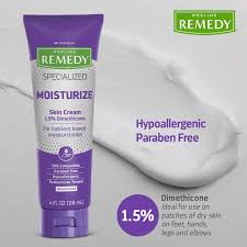 Hand and Body Moisturizer Medline Remedy Specialized 4 oz. Tube Unscented Cream CHG Compatible #MSC0924404UNS