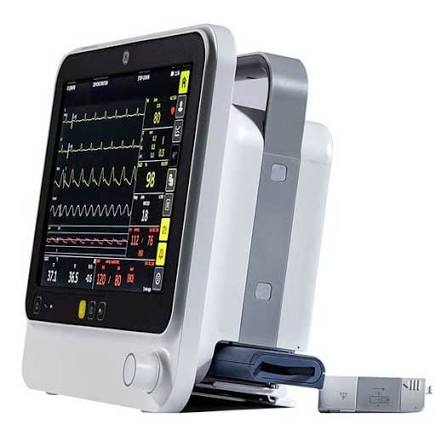 Patient Monitor GE B125 Monitoring ECG, NIBP, SpO2, Temperature AC Power / Battery Operated #6160000-004-01112998, 1 EACH