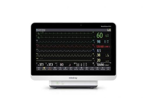 Patient Monitor BeneVision N15 Monitoring 3/5 ECG, NIBP, Respiration, SpO2, Temperature AC Power #121-002668-00, 1 EACH