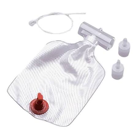 Trach Tee Drain with Bag AirLife® Standard Corrugated Tubing #001501