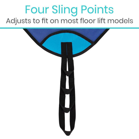Patient Lift Sling #LVA2000BLU