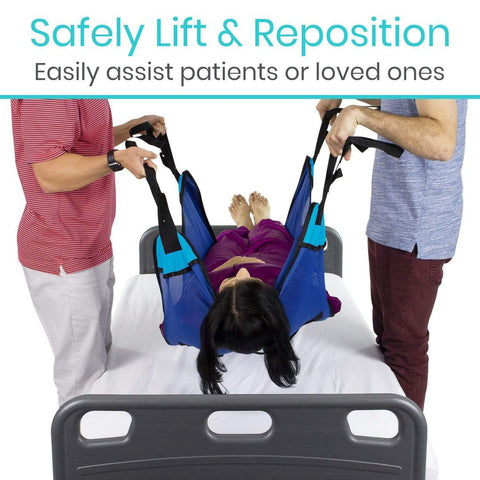 Patient Lift Sling #LVA2000BLU